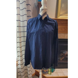 Muse Fath Men's Long Sleeve Button Down Dress Shirt Large